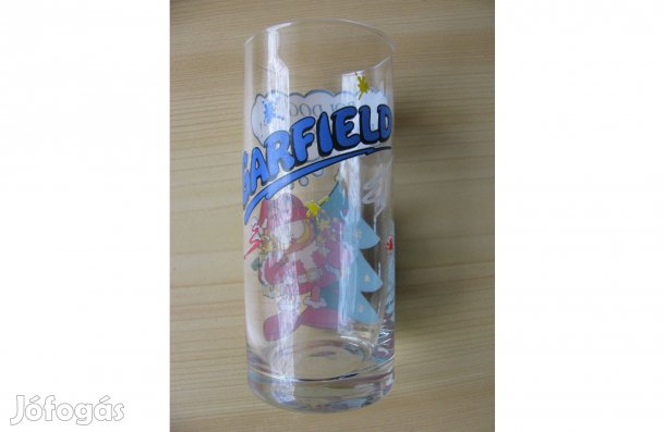 Üdítős vizespohár Garfield