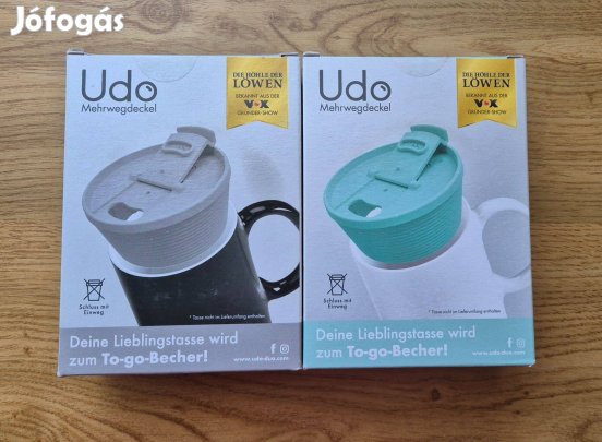 Udo kávéspohár tető új bontatlan csomagolás a02