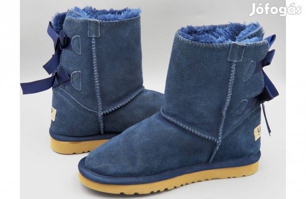 Ugg Bailey Bow II gyapjúbéléses bőr csizma, 38 -as