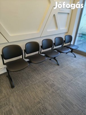 Ügyfélfogadó széksor eladó