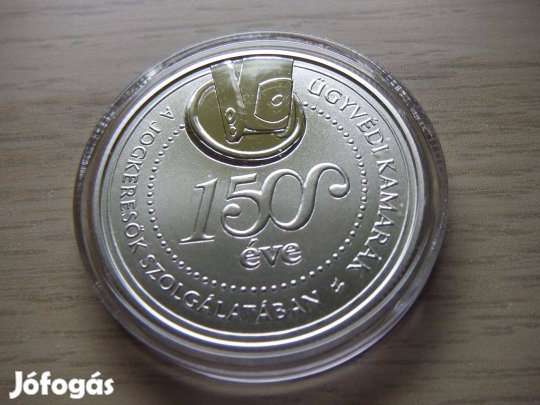 Ügyvédi Kamarák Ezüst Emlékérem 2025 zárt kapszulában + Tanúsítvány