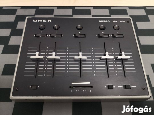 Uher 500 Stereo Audio Mixer 5 Csatornás Keverő Szép állapotban Eladó!