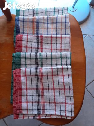 Új 100% pamut törölgető ruha 35x65cm
