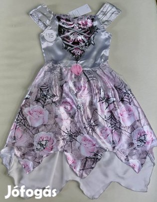 Új,110/116-s zombie, vámpír menyasszony jelmez,5-6 év