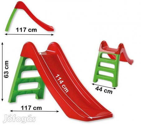 Új 110 cm csúszda bébi csúszda 