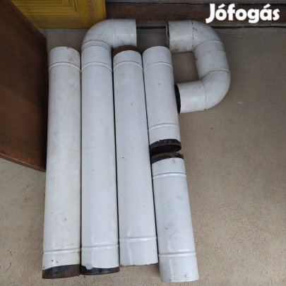 Új 120-as zománcos füstcsövek féláron