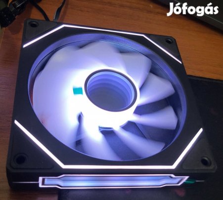 Uj 120mm Argb fekete ventilator, normal, tobb db