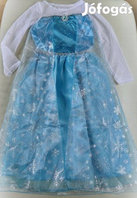 Új,122/128-s Jégvarázs, Frozen, Elsa, Elza jelmez,7-8 év