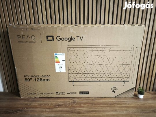 Új 127CM Qled 4K SMART WIFI LED TV. Google TV