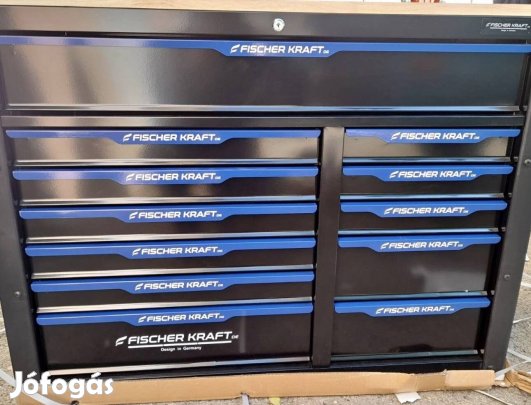 Új 12 fiokos szerszámos kocsi szerszámokkal