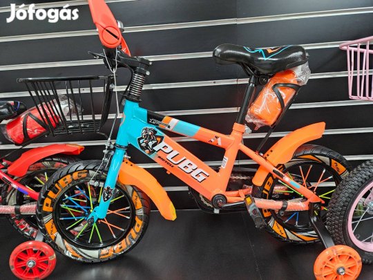 Új 12colos kerékpár bicikli széles kerekekkel Eladó új 12 colos gyerm