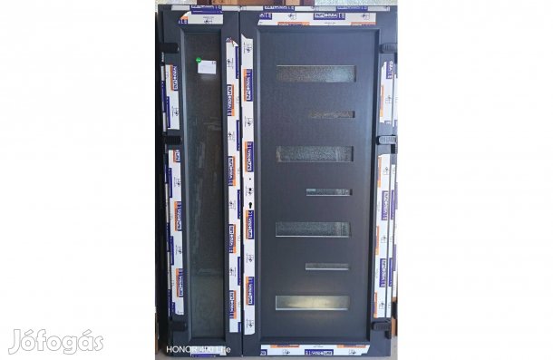 Új 135 x 205 Kívül-belül Antrazit műanyag bejárati ajtó