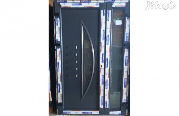 Új 135 x 205 Kívül-belül Antrazit műanyag bejárati ajtó
