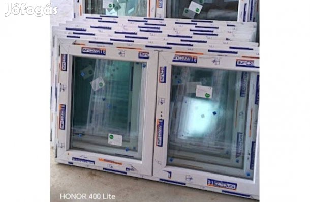 Új 140 x 110 műanyag kétszárnyú ablakok!