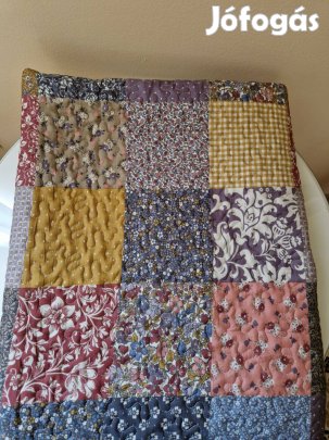 Új,140 x 200 cm-es pamut ágytakaró