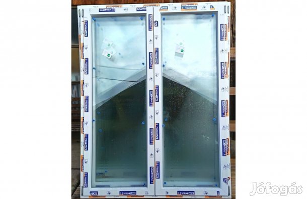 Új 160 x 210 műanyag erkélyajtó 142000 Ft