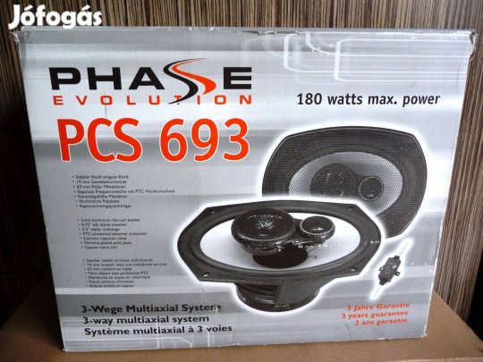 Új 180W-os Phase-LINEAR Evolution PCS 693 autó hangszóró eladó