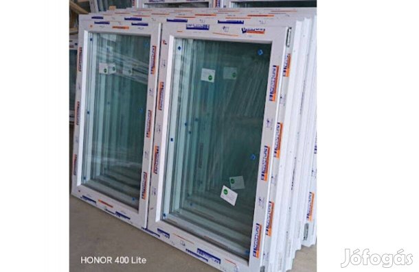 Új 180 x 150 Bukó-nyíló kétszárnyú műanyag ablakok!