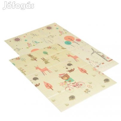 Új 180x120 cm játszószőnyeg kétoldalas, összehajtható 