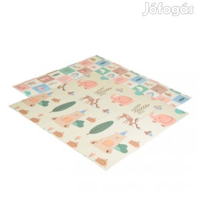 Új 200x180 cm játszószőnyeg kétoldalas, összehajtható 