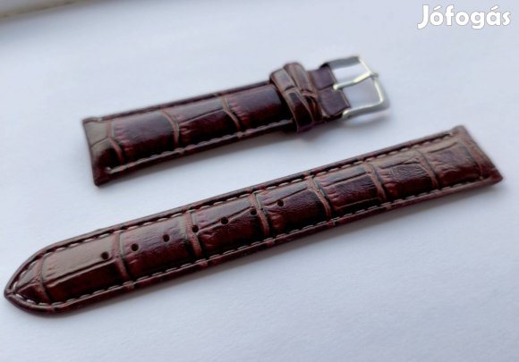 Új 20 mm-es bőr óraszíj