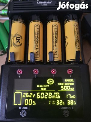 Új 21700 as Liion cellák
