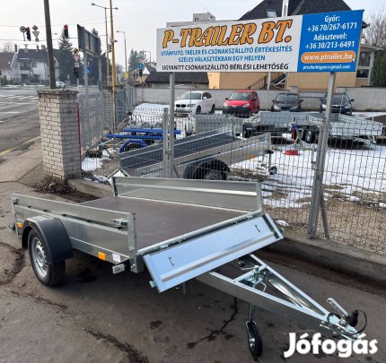 Új 2530x1300x300 mm utánfutó