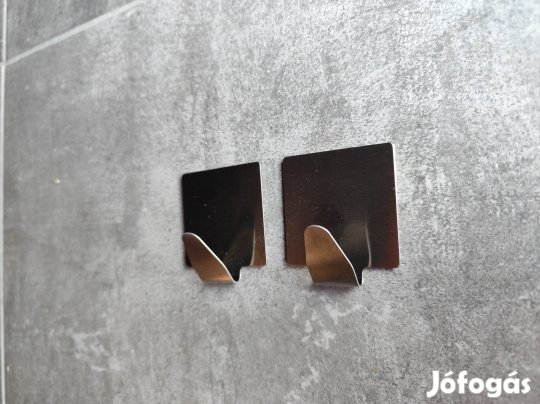 Új 2 db-os Quadrat ragasztható törölközőtartó / akasztó 