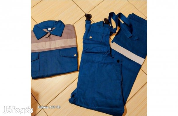 Új 2 részes kopásálló 52-es munkaruha, munkavédelmi ruha 52-