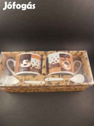 Új 2 személyes kávéskészlet (bontatlan)