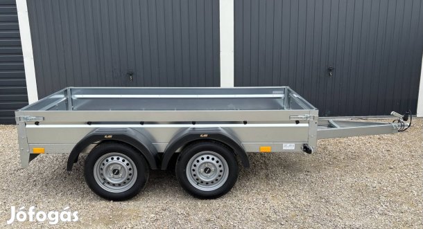 Új 2 tengelyes utánfutó 750 kg