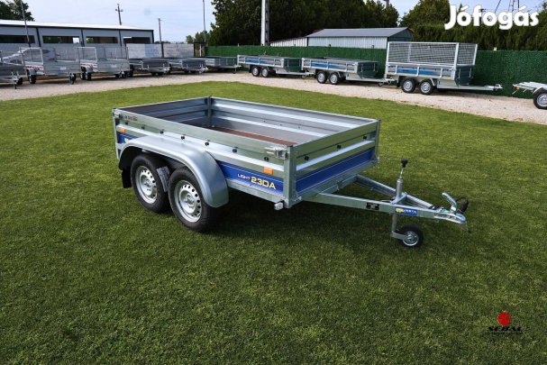 Új 2 tengelyes utánfutó (230x130cm) akciósan Szegeden - 539.000 Ft