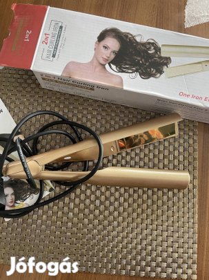 Új 2in1 hajgöndörítő es hajvasalo