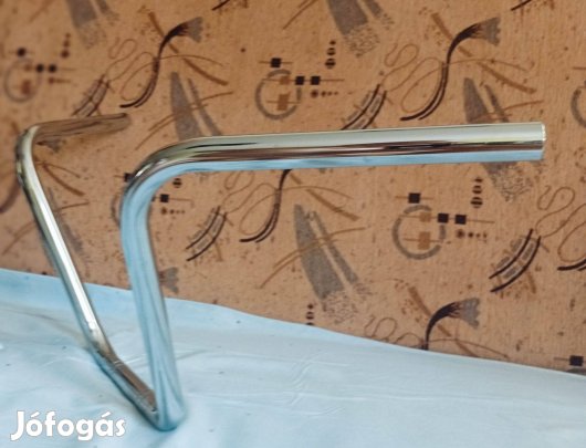 Új 30cm magas krómozott chopper kormány eladó