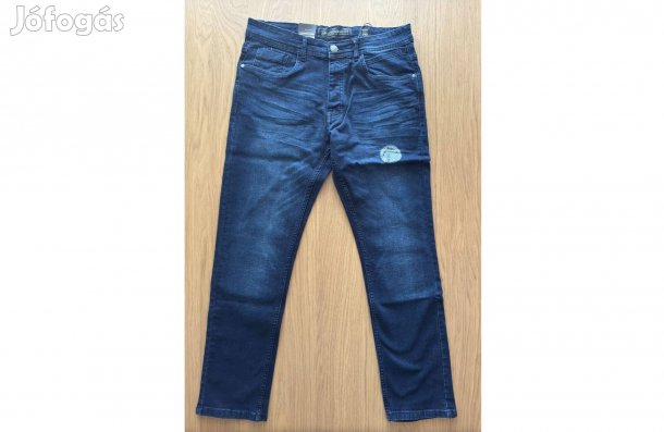 Új 34 36 40 Crosshatch Malcolm Dark Wash Farmer Farmernadrág Nadrág