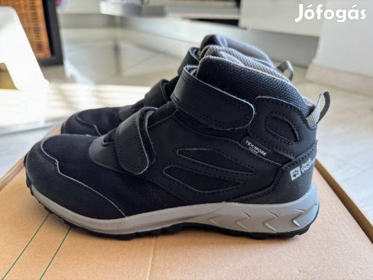 Új 34-es Jack Wolfskin gyerek túrabakancs