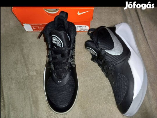 Új 36-os Nike kosaras hustled d9 fekete cipő, sportcipő, magasszárú