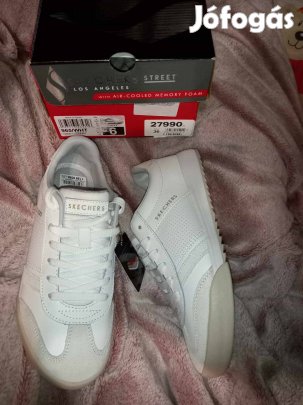 Új 36-os Skechers Memory foam női fehér tavaszi cipő, sportcipő,