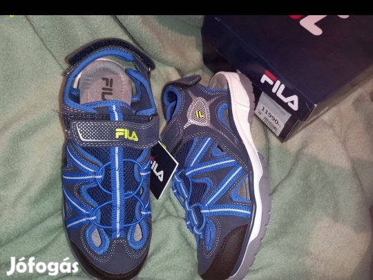 Új 38-as Fila kék szandál, szandi, 9500ft