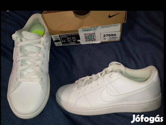 Új 38-as Nike fehér cipő, félcipő, sportcipő, 19900ft