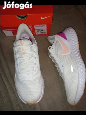 Új 38-as Nike fehér női cipő, sportcipő, 14900ft
