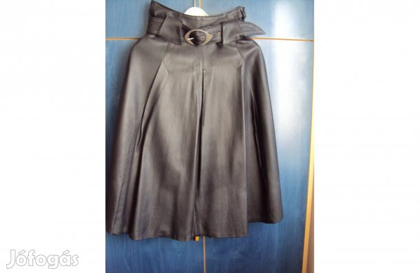 Új 38-as fekete bőr alj