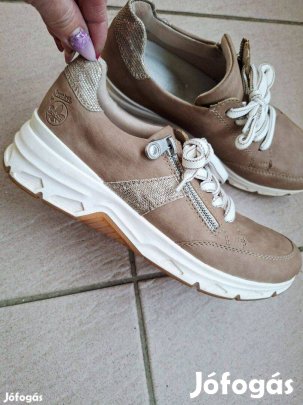 Új 39-es Rieker tavaszi női krém szinű félcipő