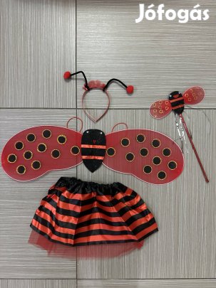 Új 3-6 év (98-116) Katicabogár, katica jelmez