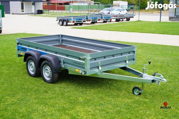 Új 3x1.5m-es utánfutó (750kg) most 779.000 Ft helyett 699.000 Ft