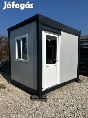 Új 3x2,4m konténer iroda/porta/lakó Eladó