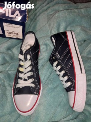 Új 40-es FILA fekete cipő, tornacipő, sportcipő, 14900ft
