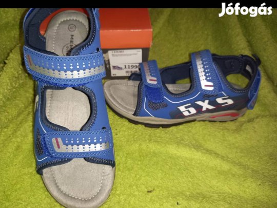 Új 40-es Memphis One kék szandál, szandi 8900ft
