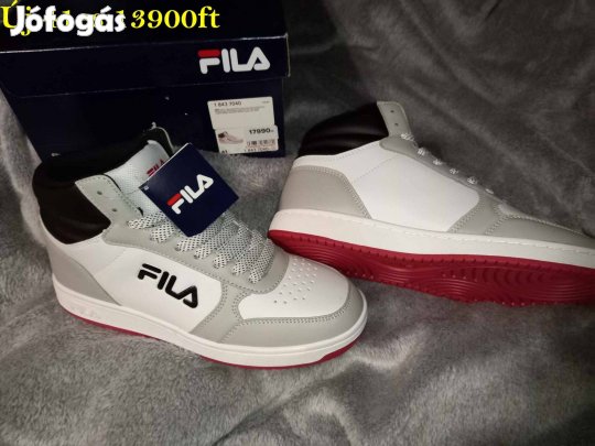 Új 41-es Fila fehér magasszárú cipő, bakancs, sportcipő 13900ft Új