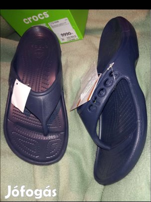 Új 42-es Crocs férfi kék papucs 8500ft